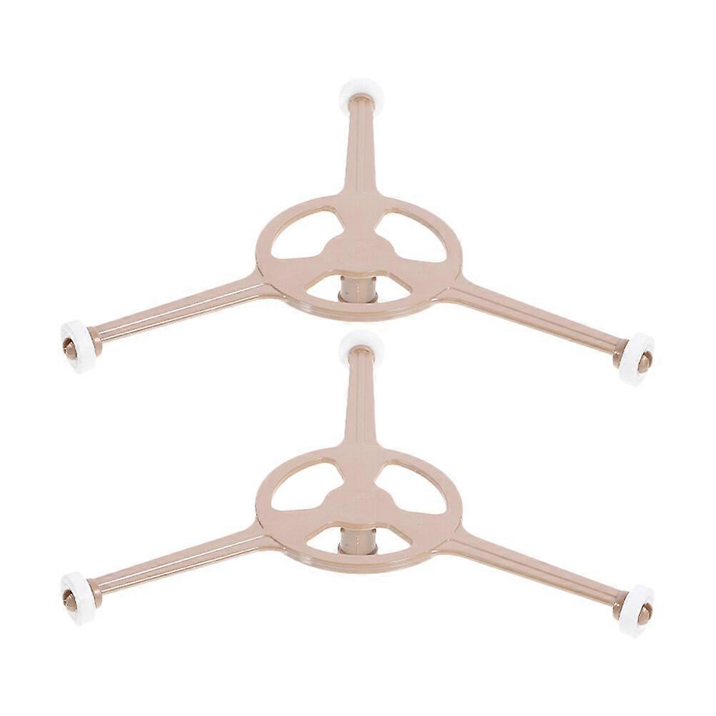2pcs  Microwave Support Holder Microwave Plate Replacement Turntable Ring Microwave Oven Ring Triple Arm