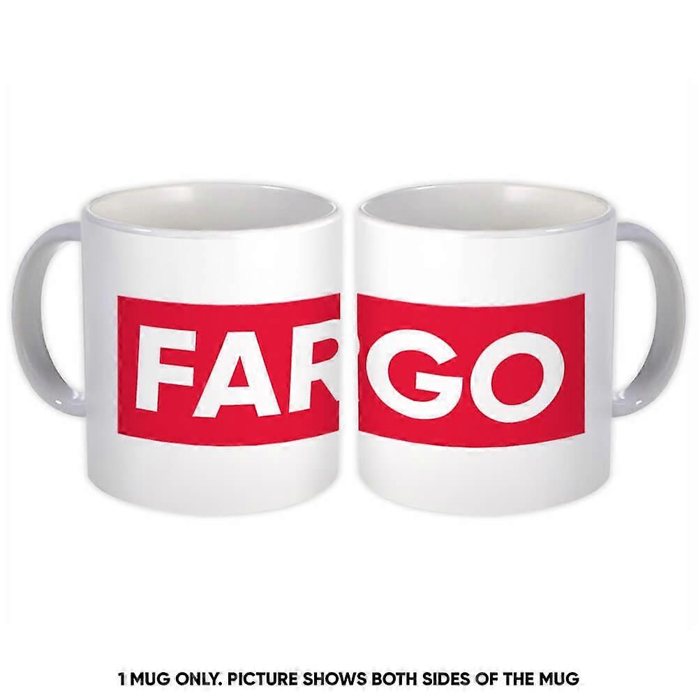 Gift Mug: Bismarck North Dakota Red