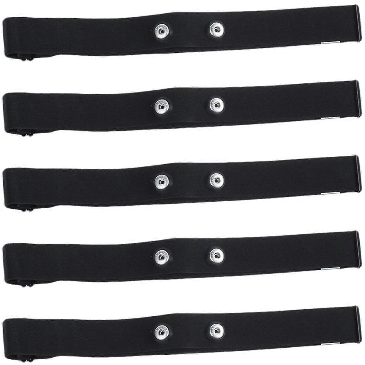 5PCS Chest Belt Strap for Polar Wahoo Garmin for Sports Wireless Heart Rate Monitor Elastic Soft St