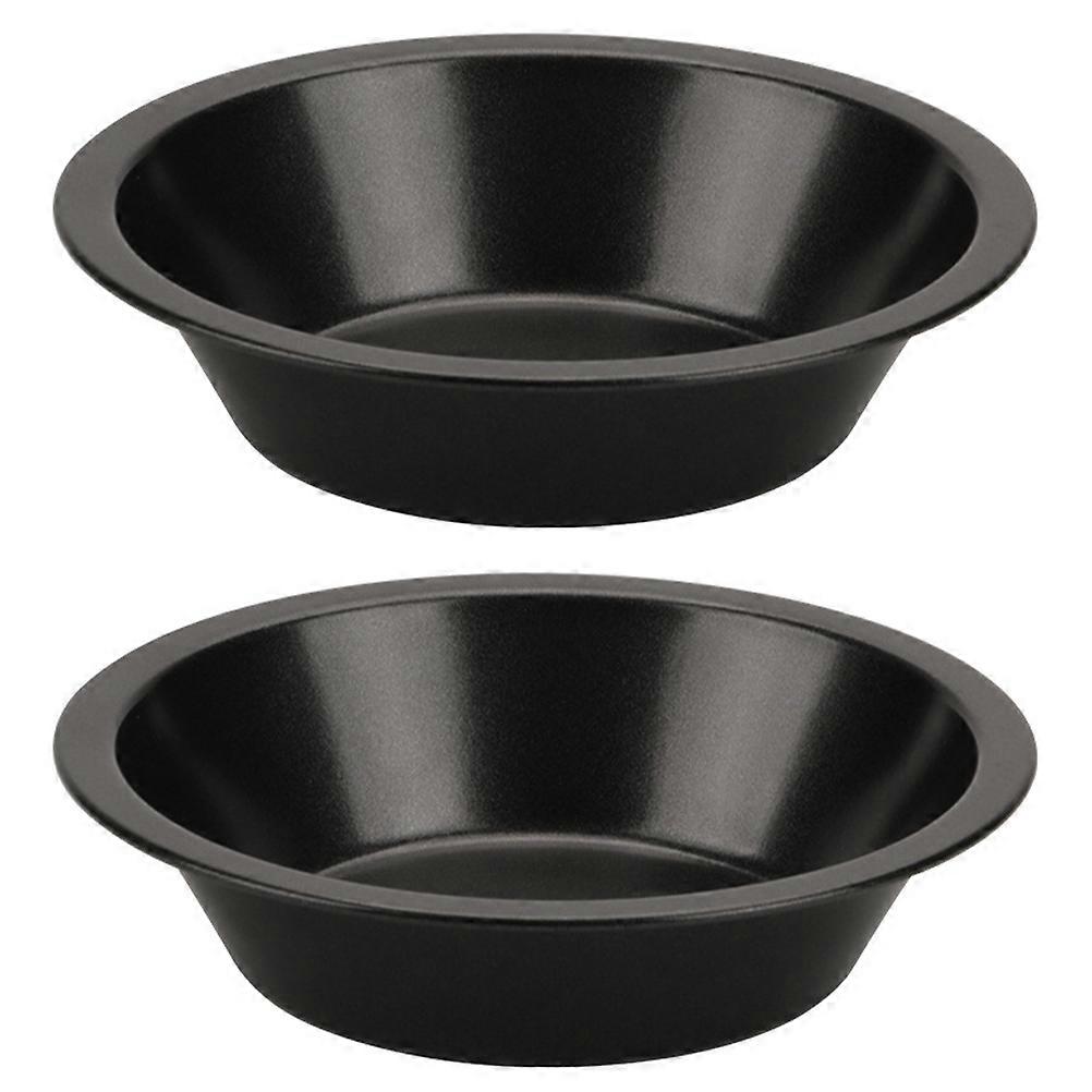 2pcs Bakeware Pizza Tray Round Non-stick Pizza Cake Baking Pan Baking Tools