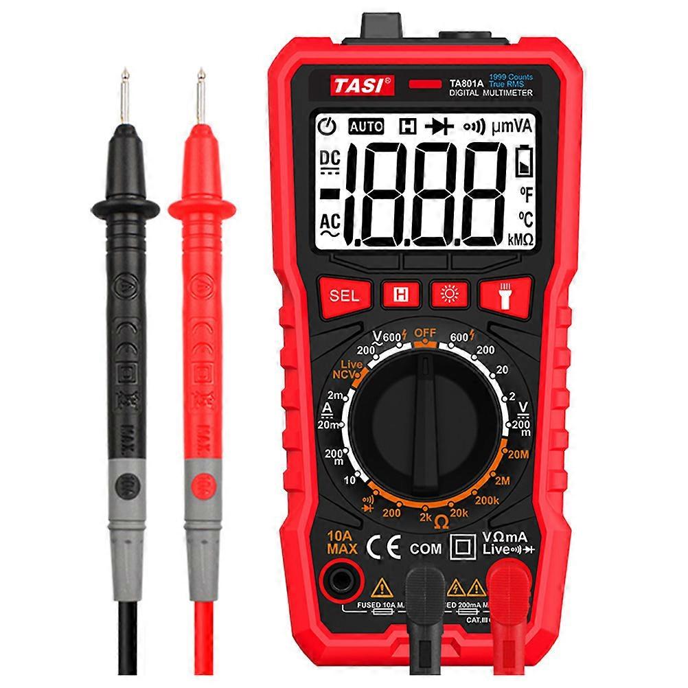 Pocket Tools Digital Electrical Tester Pocket Multitool Electric Current Reader Digital Multimeter Tester Precision Multitester