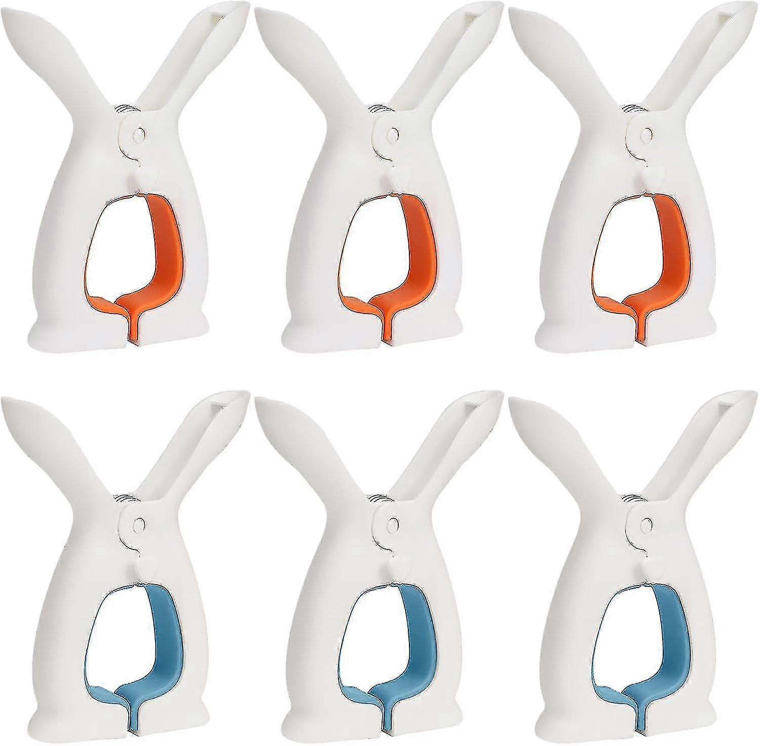 6pcs Outdoor Clothespins No Trace Plastic Clothespins