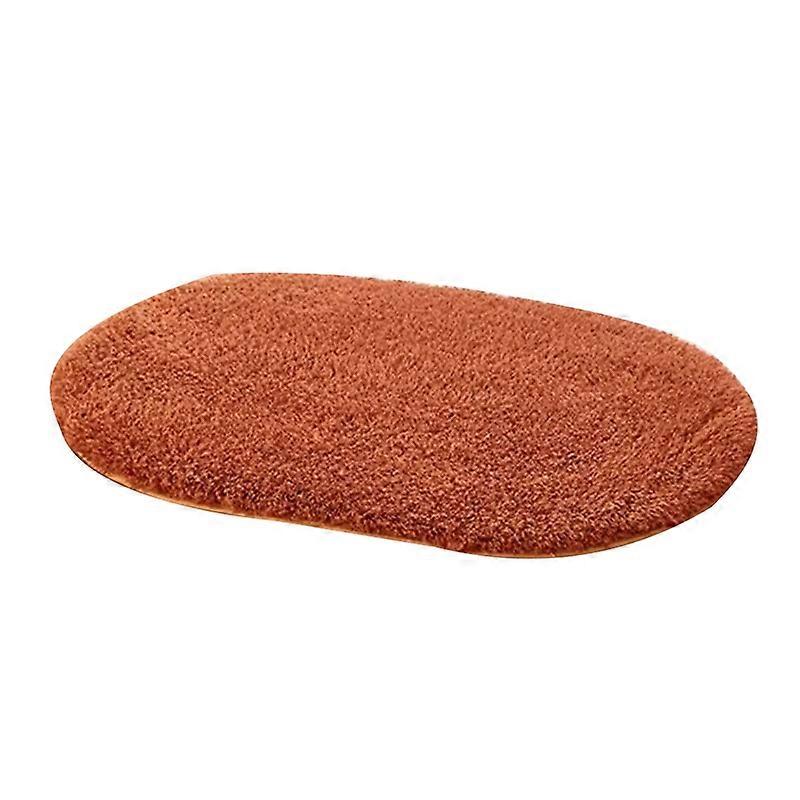 Solid Color Fluffy Non-Slip Water Mat Pad Carpet Rug