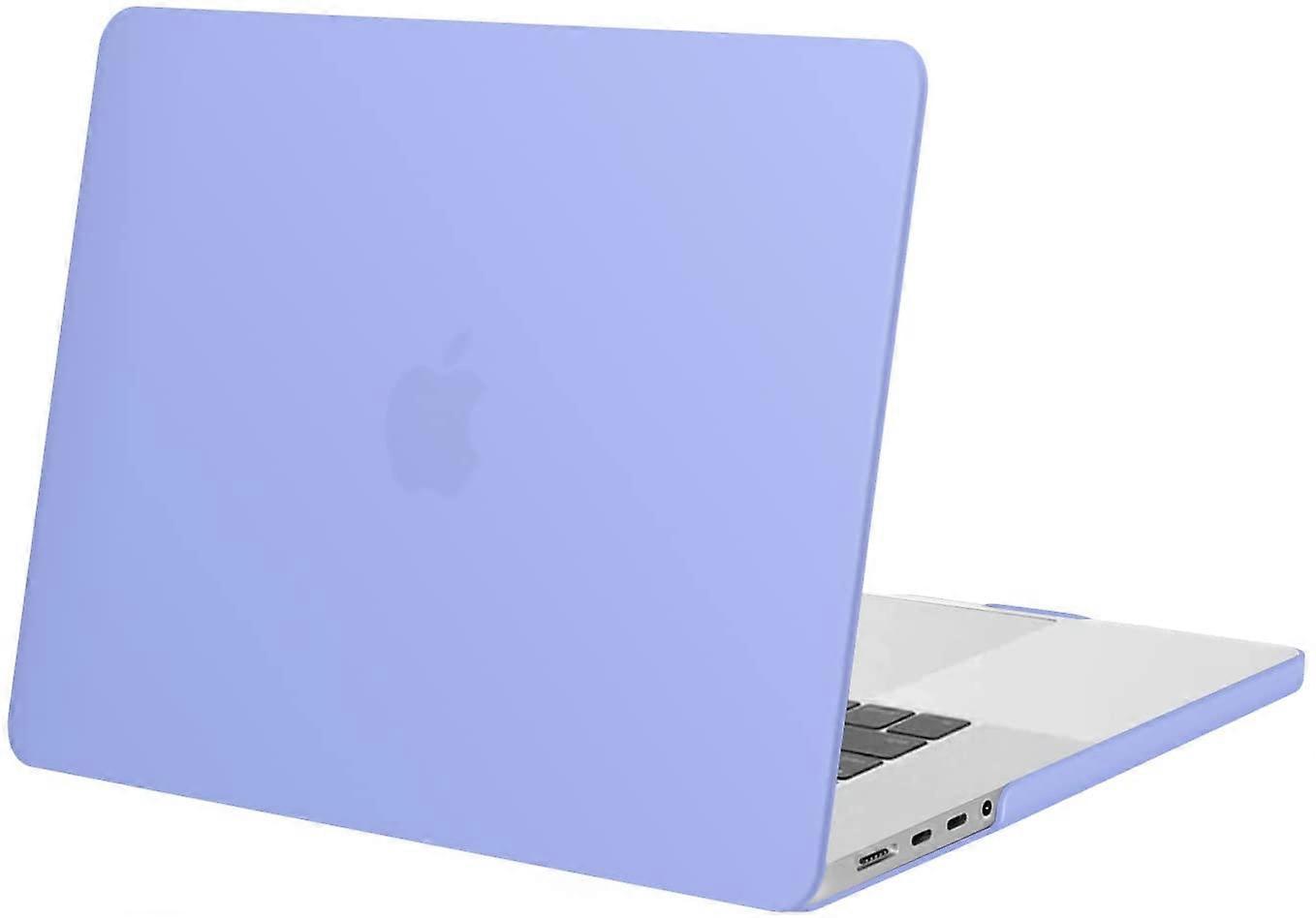 Serenity Blue Compatível com MacBook Pro 16 polegadas Case 2021 2022 Release A2485 M1 Pro / M1 Max Liquid Retina XDR Display Touch ID, Plástico Protetor