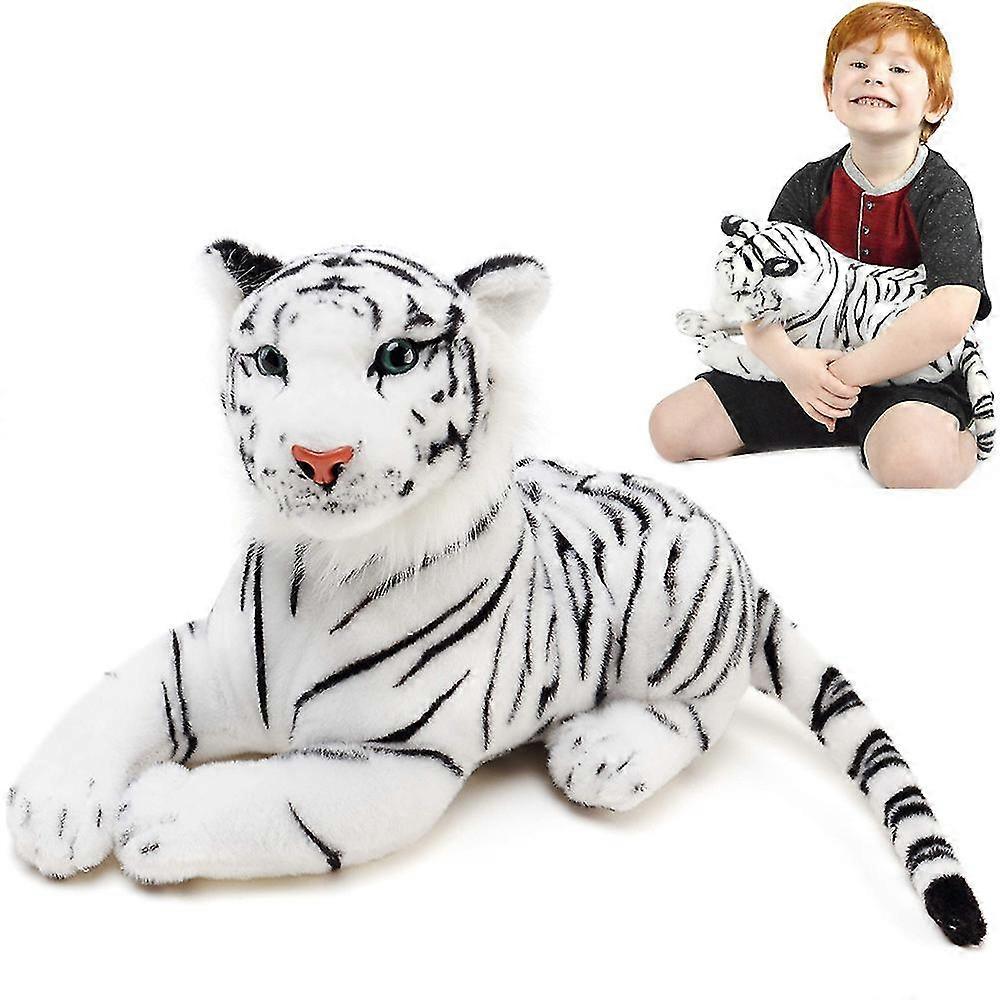 Tigrul siberian alb Jucării tigru de pluș