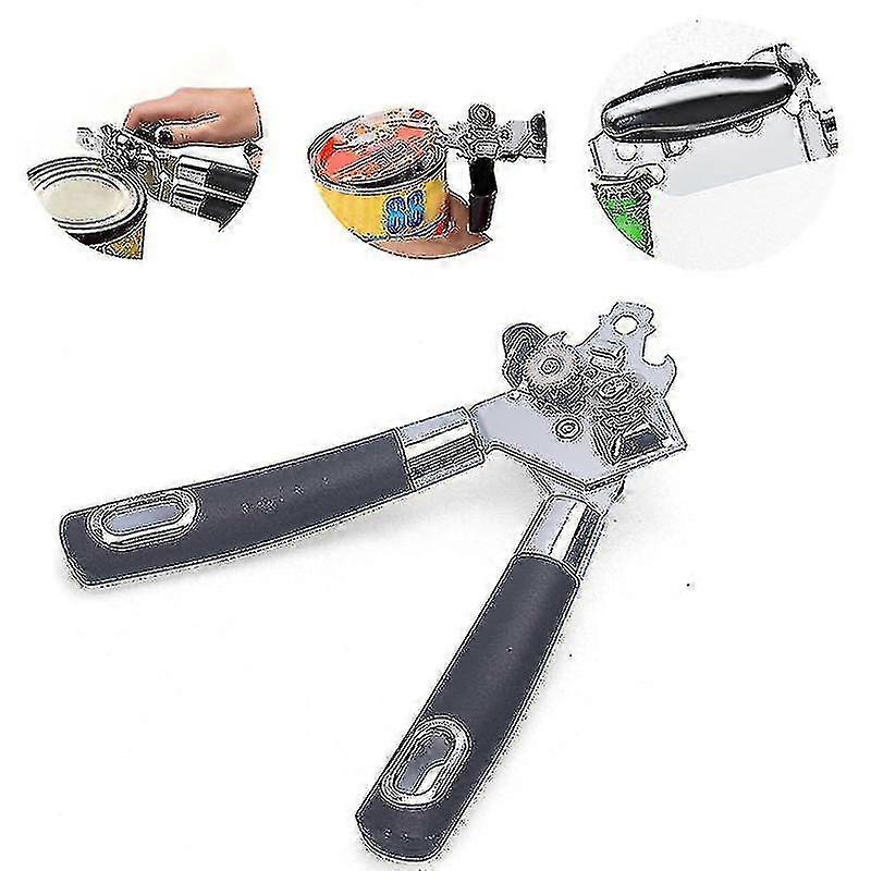 Abrelatas multifuncionales de acero inoxidable Abridor de latas de botella profesional para barras