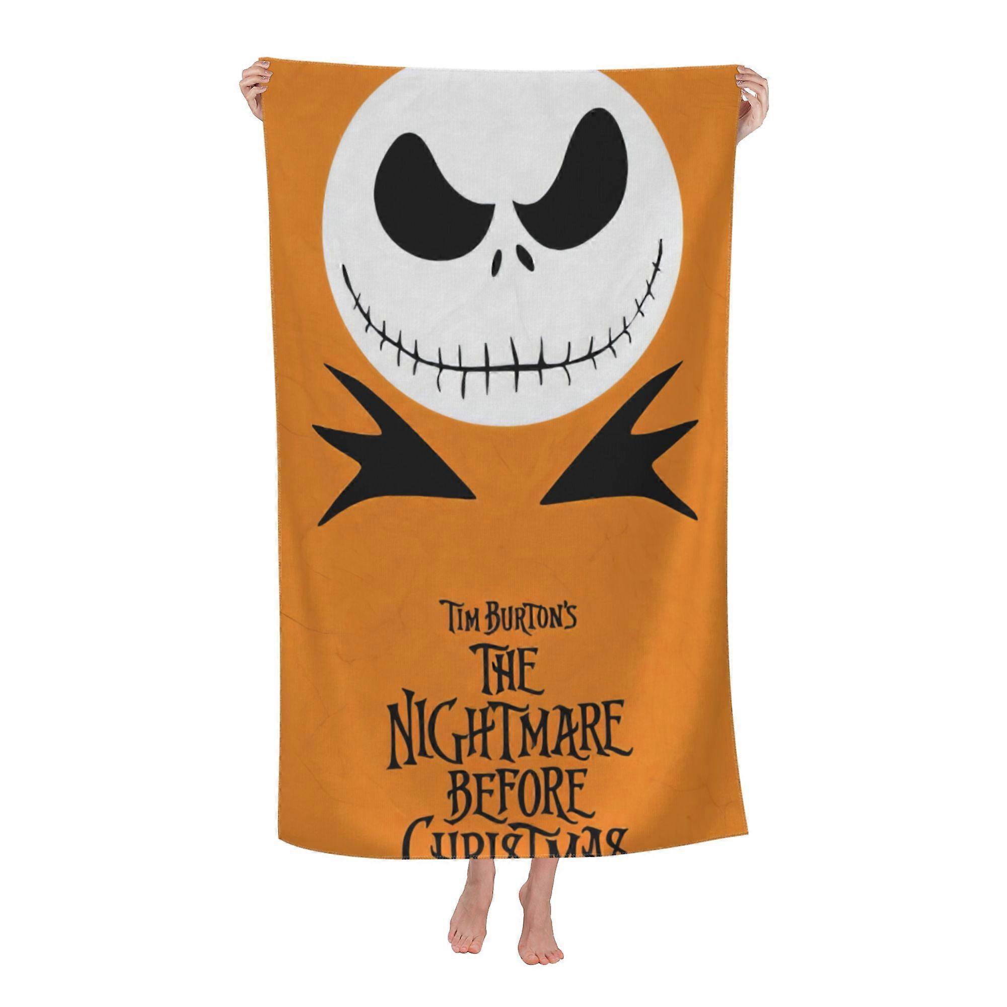 w330The Nightmare Before Christmas Beach Towel, Large Microfiber Bath Towelqlx330