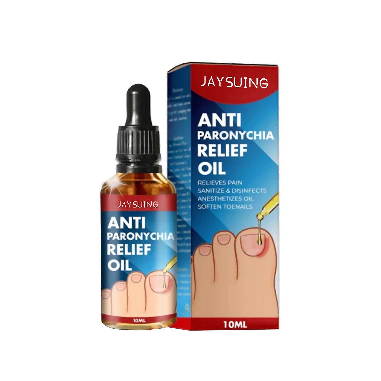 10ml Olio Sollievo Anti-Paronichia, Ammorbidente per la Cura delle Unghie per le Unghie Incarnite, Riparazione delle Unghie, Ispessimento e Protezi...