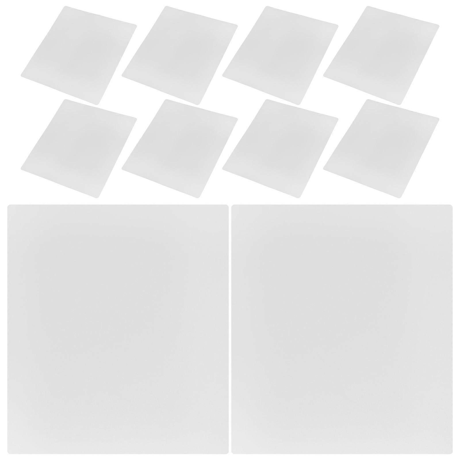 10pcs Transparente Bastelmatte Klar PVC Kunst Matte DIY Malmatte 3D Stift Vorlage Matte 3D Stift Zeichenbrett für 3D Stift Zeichnung Zubehör