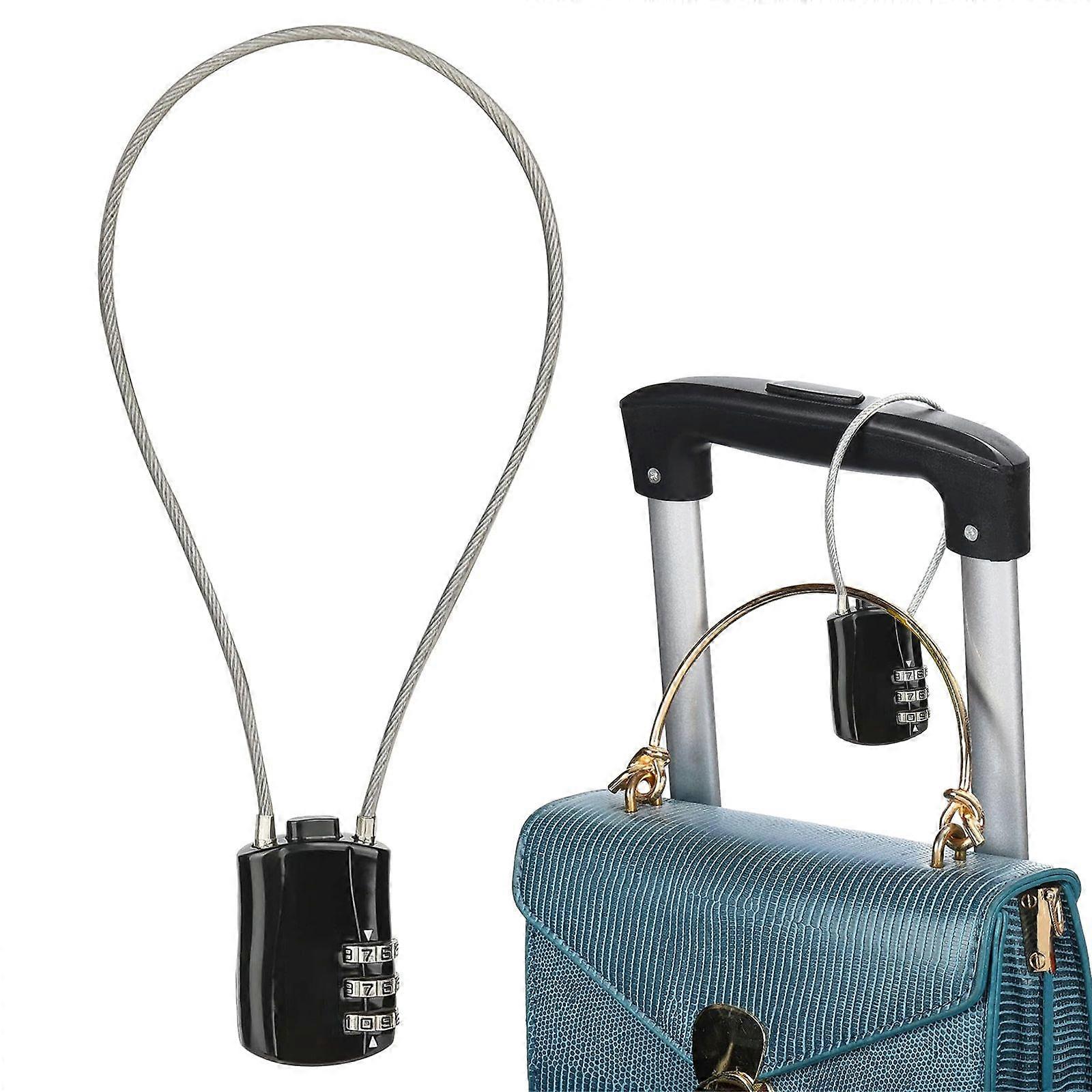 1PCS long password lock-black