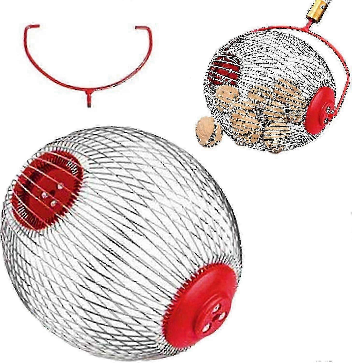 Nut Gatherer Acorn Picker Upper - Side Opening Dump Walnut Picker Upper Roller Pinecone Picker Upper