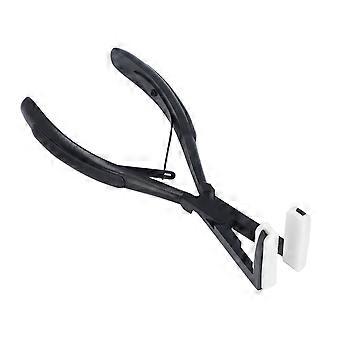 Tape in Hair Extension Pliers Non Slip Stainless Steel Flat Surface Sealing Hair Extension Tools for Women Hair Extension Tools