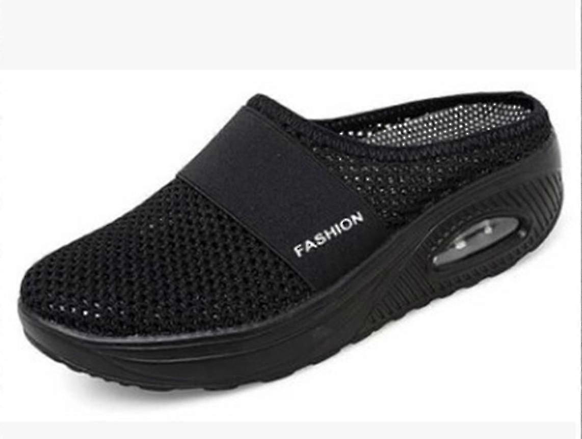 גודל גדול ראש חבילה חצי נעלי בית נקבה אין עקב רגל אחת ארכובות נעלי נשים עצלות נעליים עצלות נעליים שטוחות תחתון נעליים