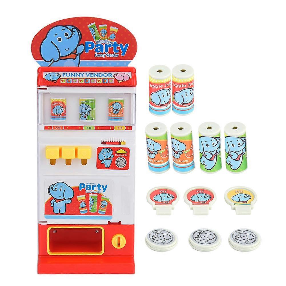 Barn Rollespill Spill Simulering Salgsautomat Automatisk myntmaskin Sett