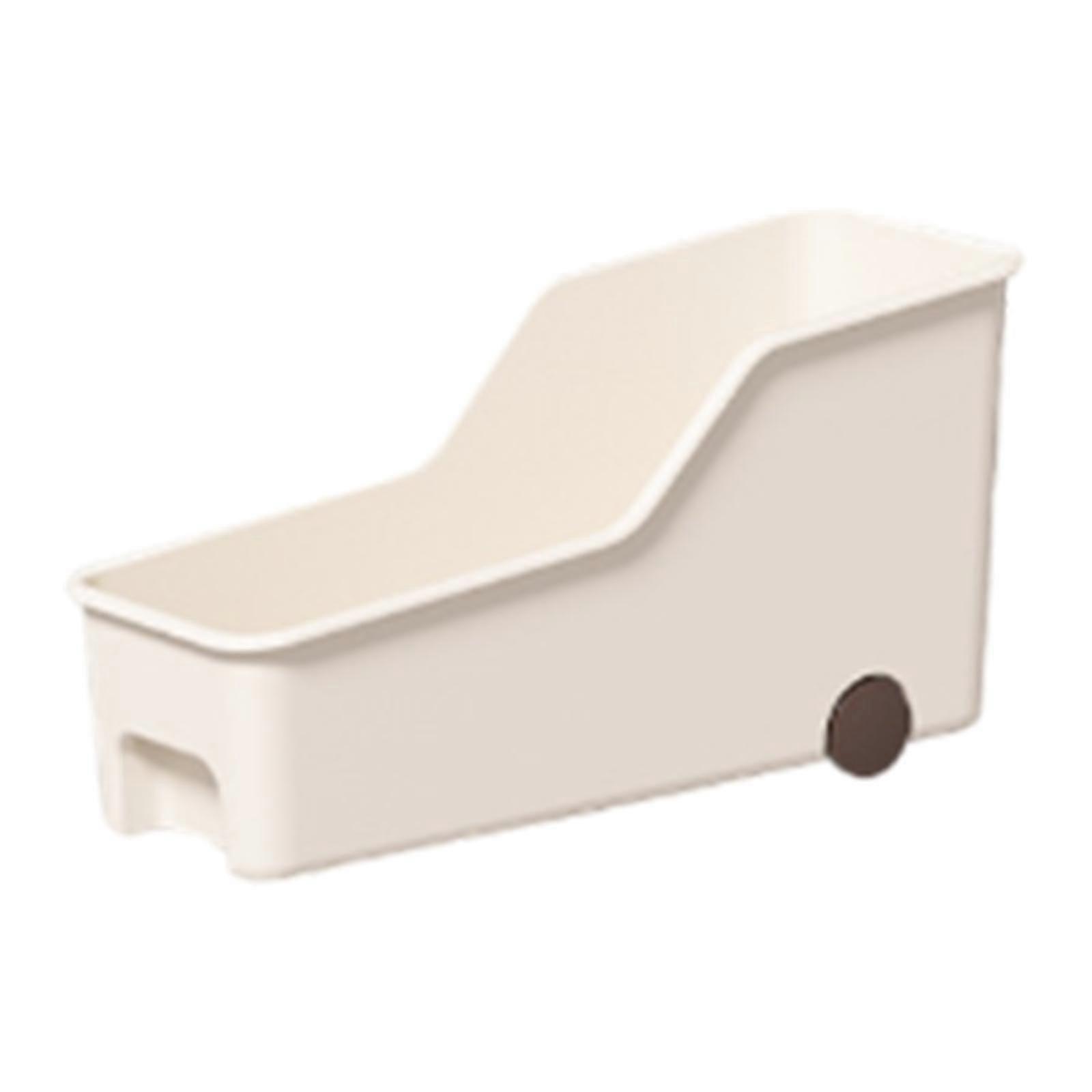Rolling Storage Bin Storage Container Bin with Wheels Spice Holder Kitchen