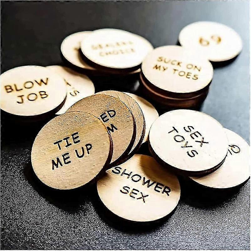 面白いトークン面白い木製のバレンタインオーナメント、面白いロマンチックなセックスギフト