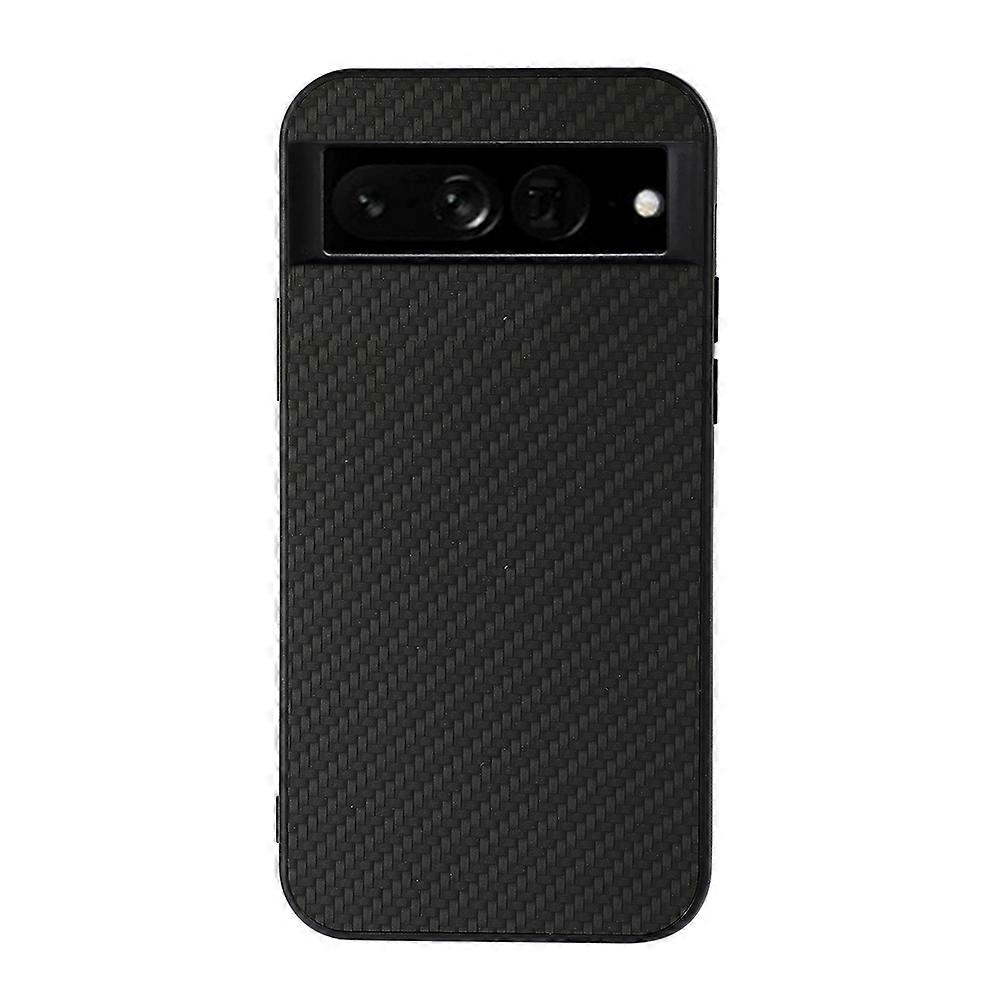 For Google Pixel 7 Pro Accurate Hole Carbon Fiber Texture PU Phone Case
