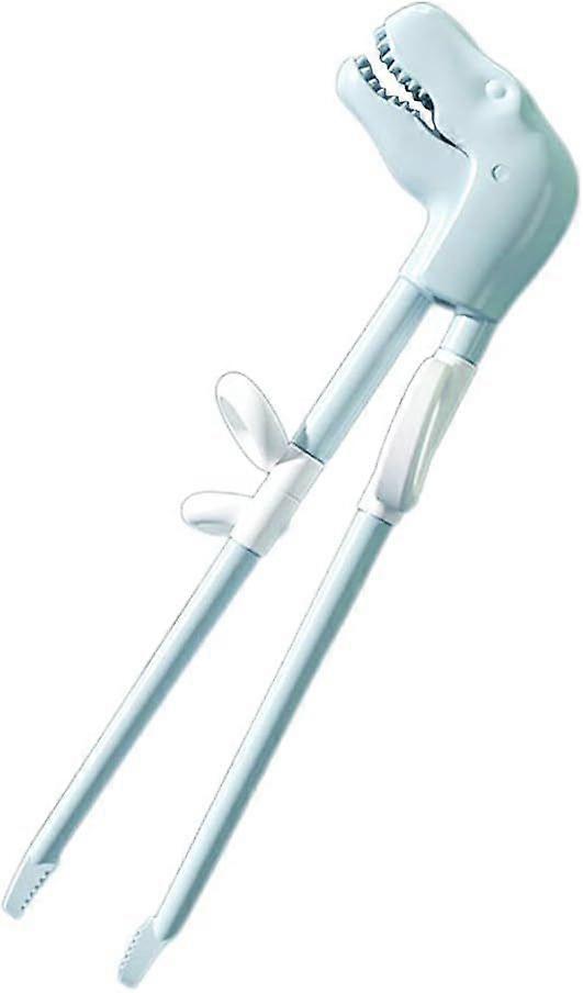 Training Chopsticks for Kids and Babies, Dinosaur Pattern, Learning Gift, Blue