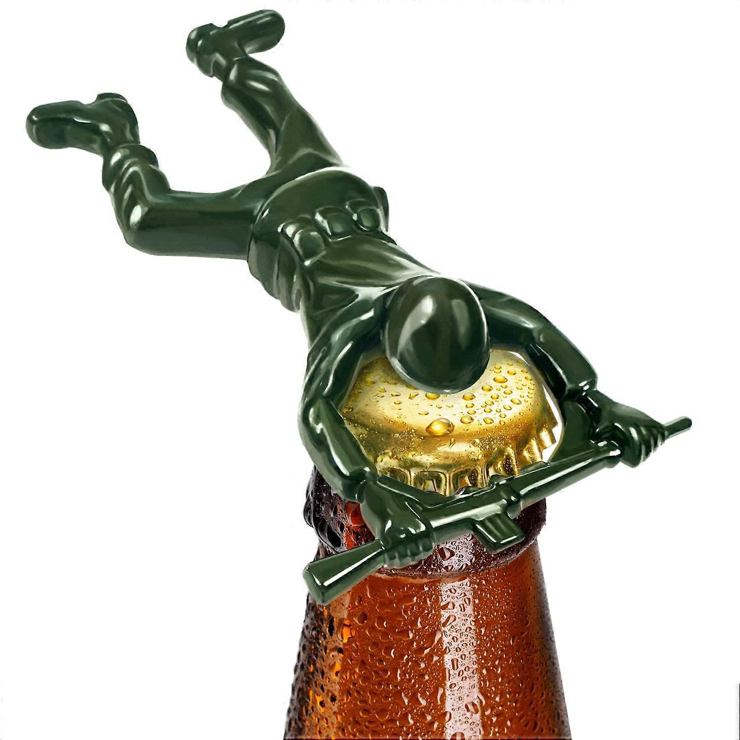 Army Man Bottle Opener - Unique Funny Metal Bartender Opener
