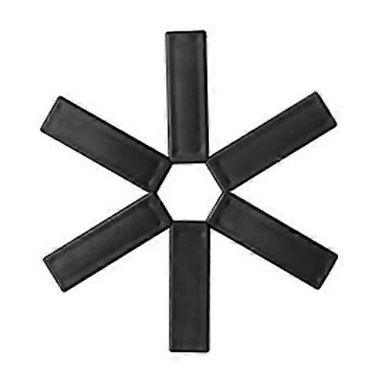 Foldable Pan Mat Heat Resistant ABS Heat-insulated Anti-slip Anti-scald Pot Placemat for Kitchen