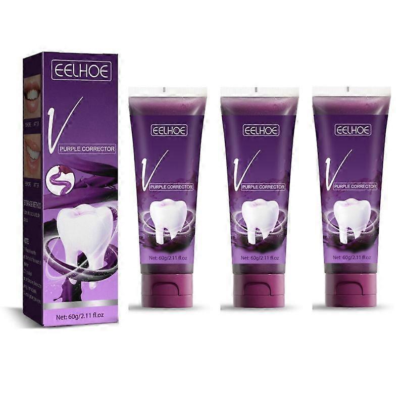 1-3pcs V34 Toothpaste Remove Stains Improves Teeth Brightness Reduce Yellowing