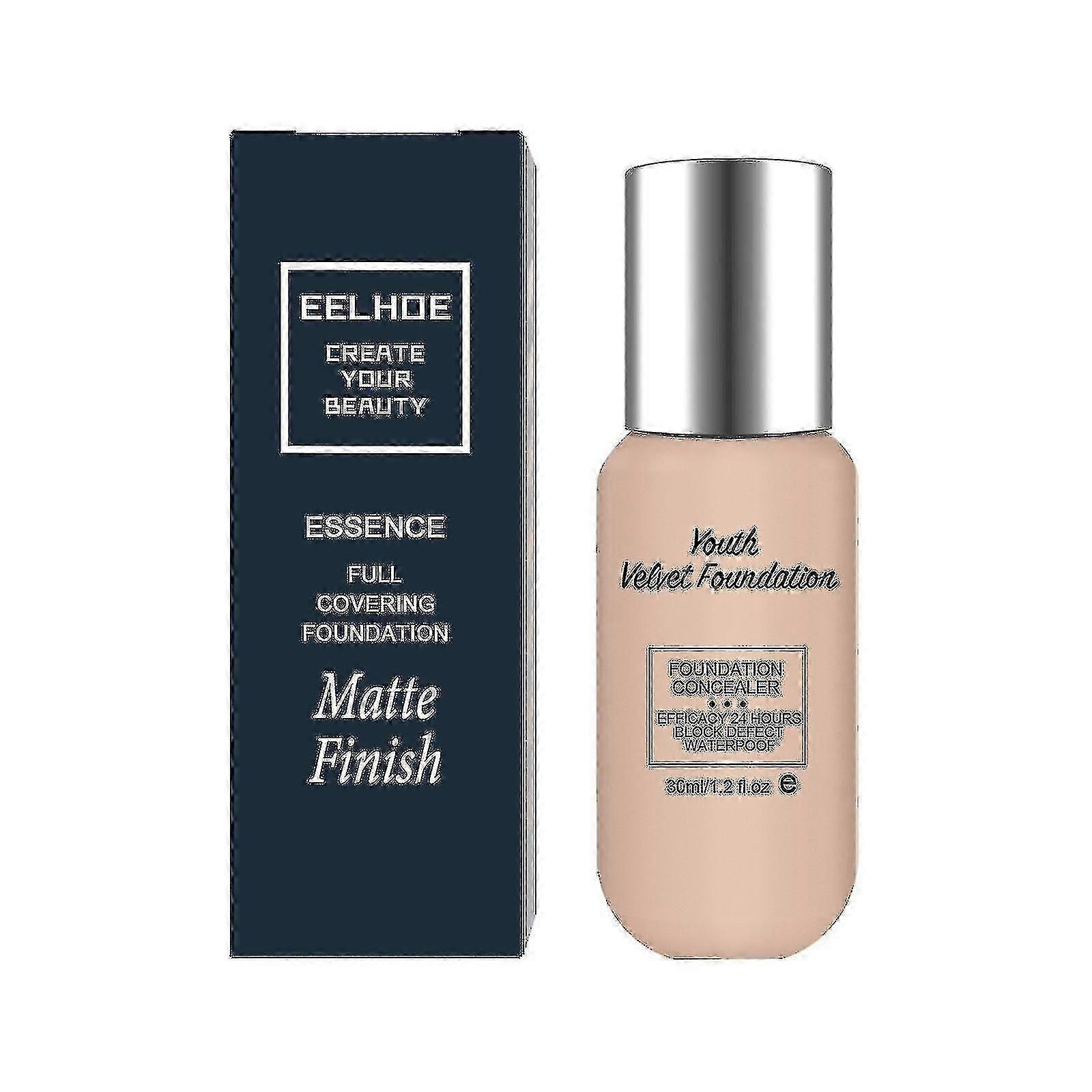 Liquid Foundation Langanhaltend Feuchtigkeitsspendend Ölabsorbierend Matte Liquid Foundation Flüssige Color-Lifting Foundation L