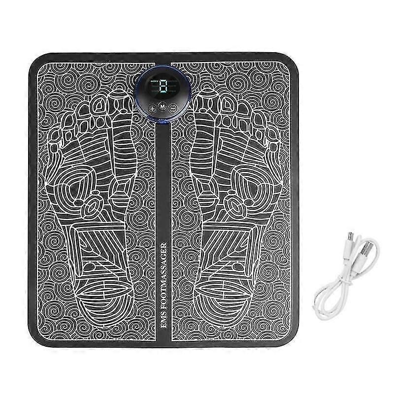 Exquis Smart Foot Massage Pad EMS Pulse Feet Acupuncture Stimulator Massager Tens Fisioterapia Favorisant la circulation sanguine Jambe Pied Muscle Relax Re