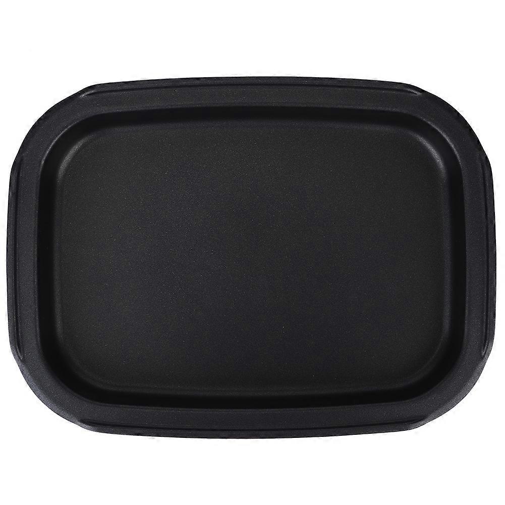 Multifunction Kitchen Non-Stick Barbecue Griddle Plate Grill Baking Tray Pan Kitchenware(Flat Tray )