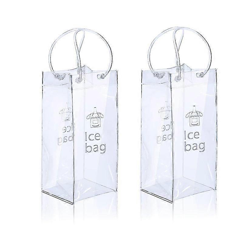 Portable Wine Cooler with Ice Pack & Handle for Home, Bars, Restaurants