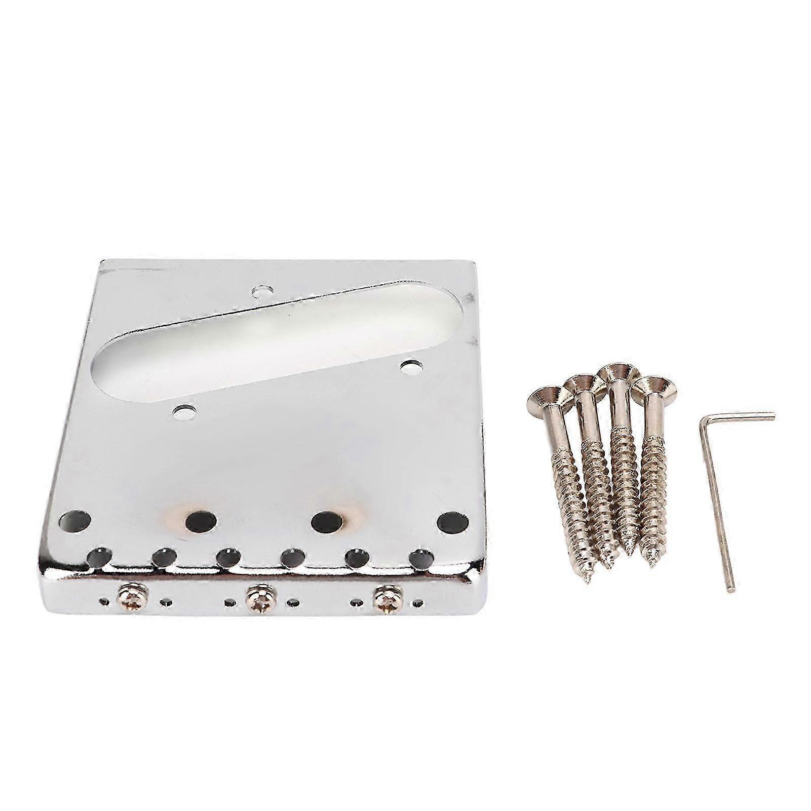 Electric Guitar Bridge 3 String Metal Instrument Accessory for Single Coil Pickup