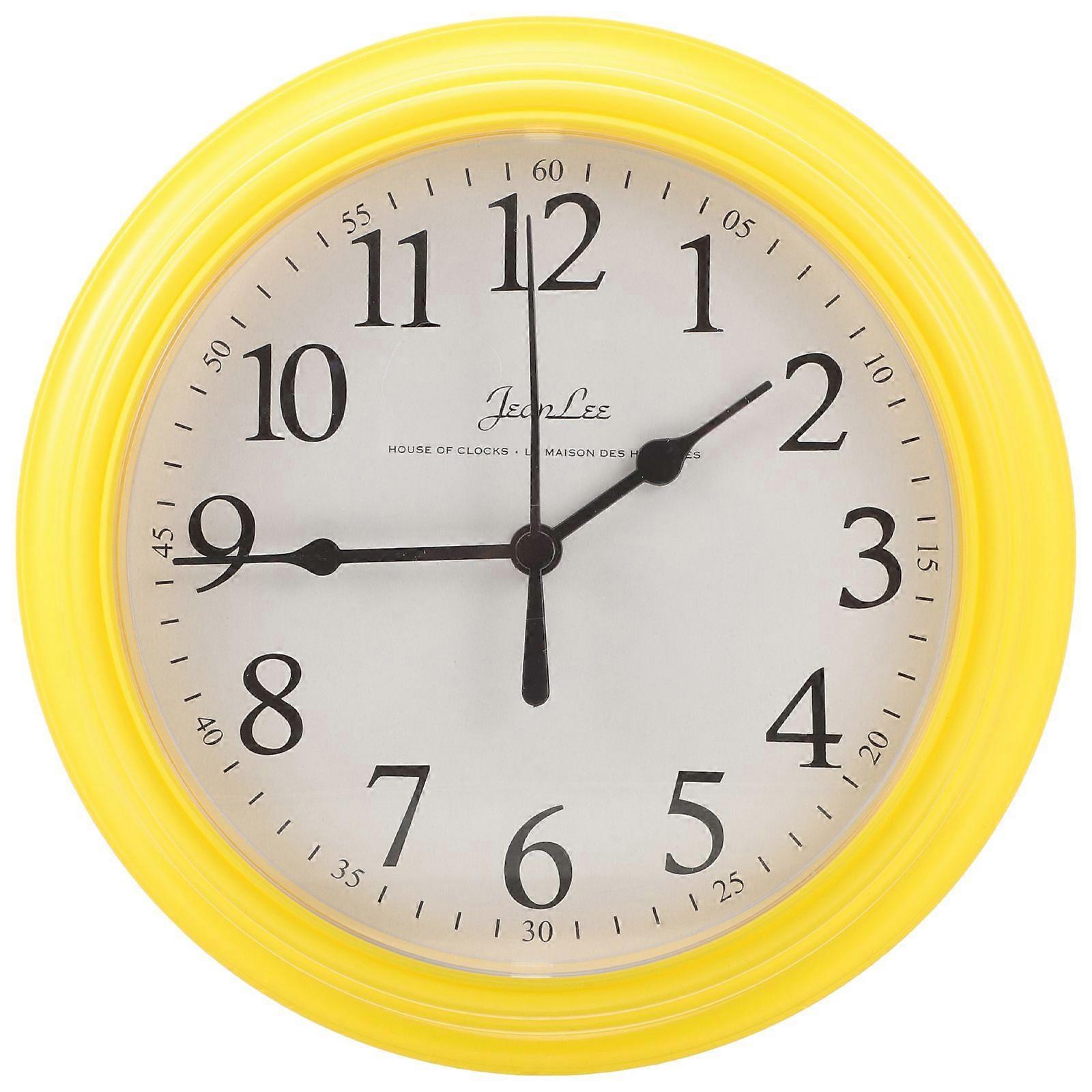 Silent Wall Clock Non-Ticking Battery Operated Round Clock