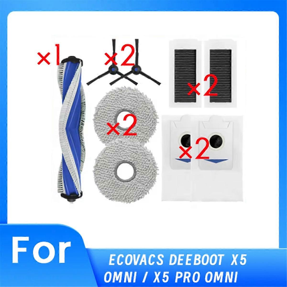 9 Pcs for Deeboot X5 Omni Sweeper Accessories
