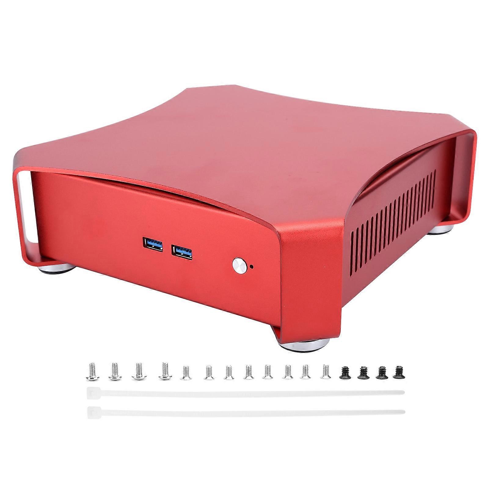 PC Gaming Case Mini HTPC ITX All Aluminum USB3.0 Small for Desktop Gaming Computer X3
