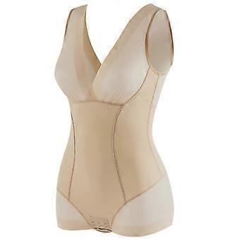 Women Waist Trainer Shapewear Breathable Shapewear Bodysuit Ladies Full Body Shapewear Butt Lifting Shaper for Summer  color XL