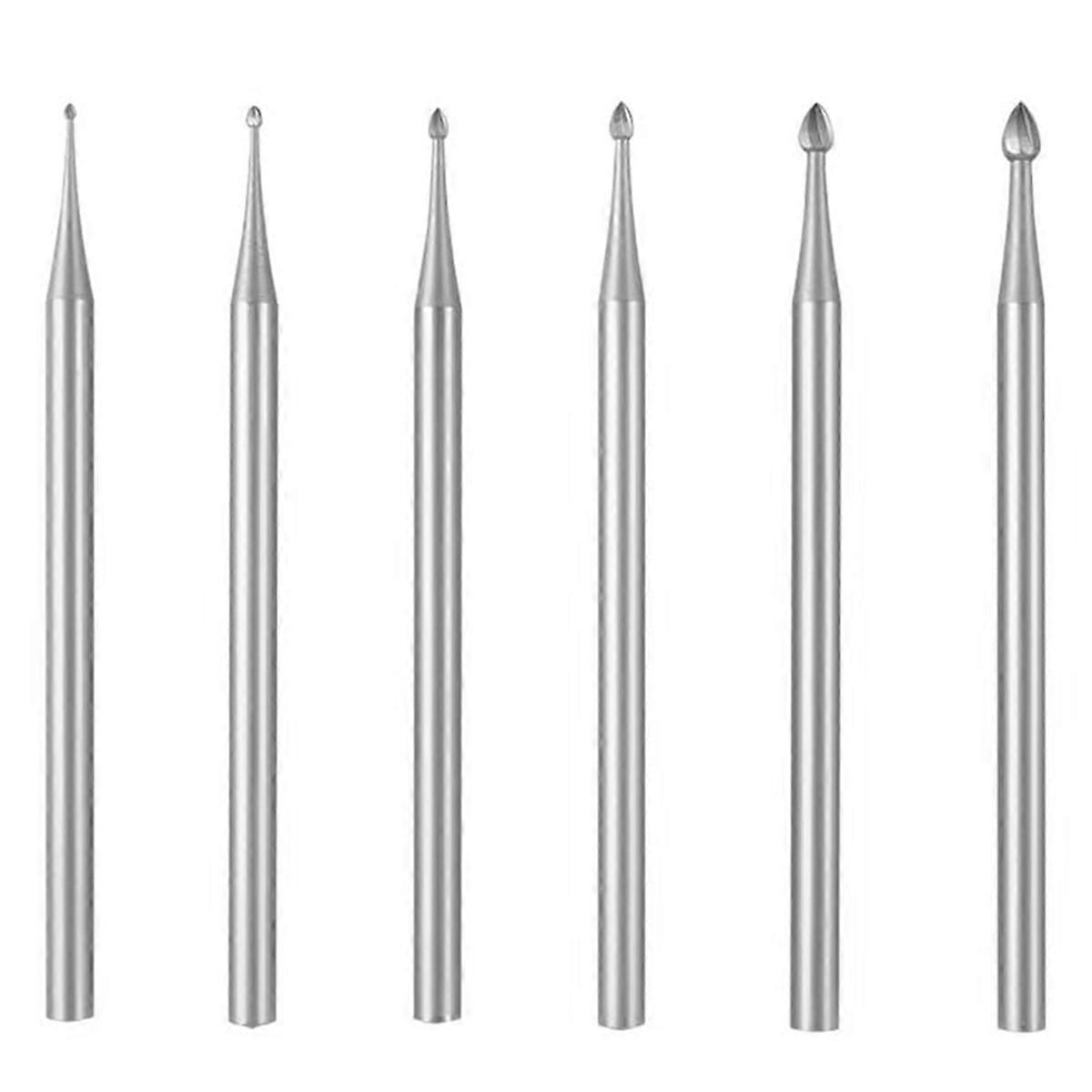 6 Pcs Jewelry Bud Burr - 3/32inch Shank Lapidary Making Tools