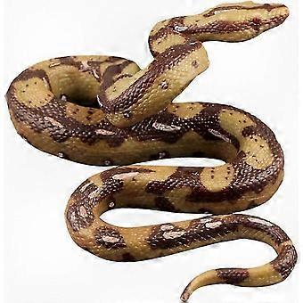 Realistic Python Snake Toy for Halloween Pranks - Large Lifelike Fake Snake for Scary Tricks