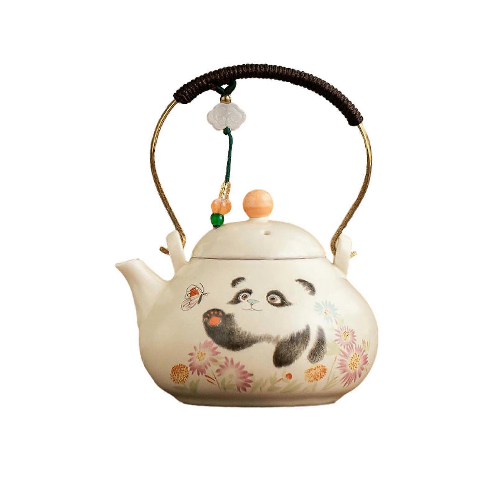 Large capacity ceramic teapot for kung fu tea household use 132Ml/4.5oz