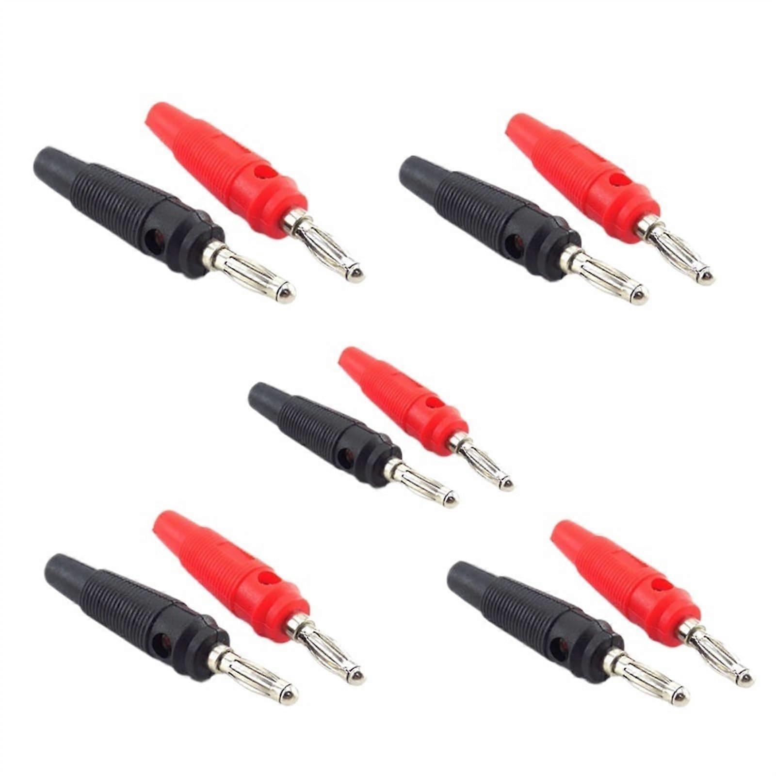 4MM Banana Audio Speaker Connectors Red and Black for Amplifier Binding Post Cable Terminals 1 Piece