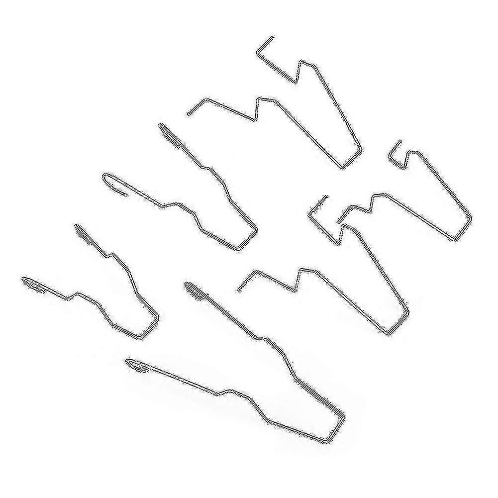 6pcs 5zhsfullkit Steel Headlamp Headlight Dip Dipped Beam Head Lamp Bulb Retaining Spring Clip Clamp For H1/h3/h4/h7