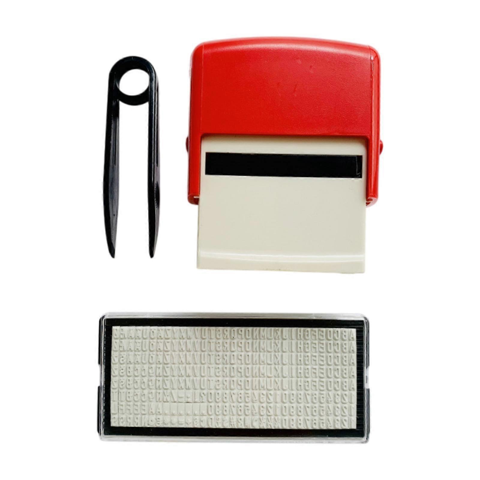 Slot Flip Back Ink Stamp Inking Stamp DIY Custom Number Compact Multipurpose