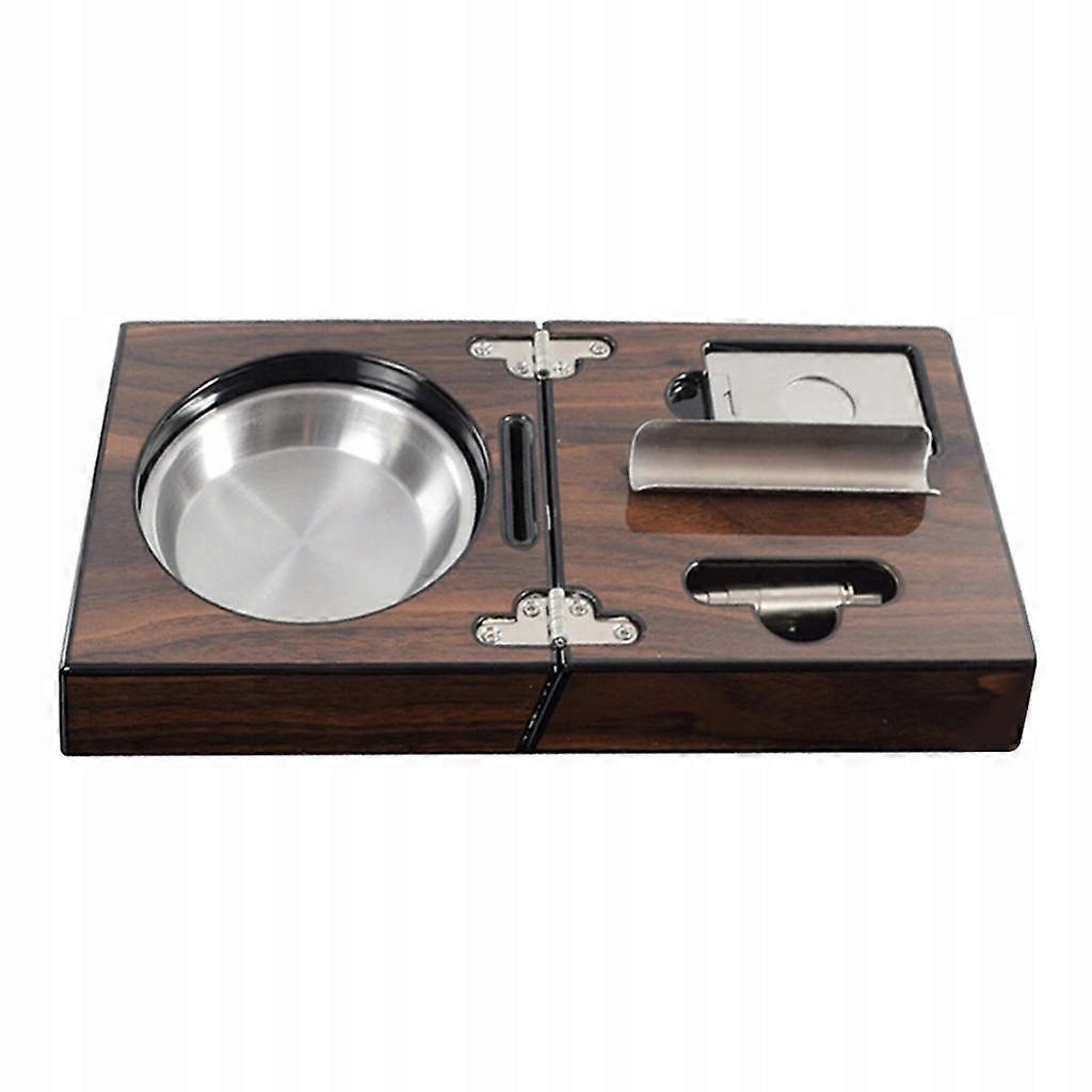 Zigarrenetui aus Holz mit Zigarre