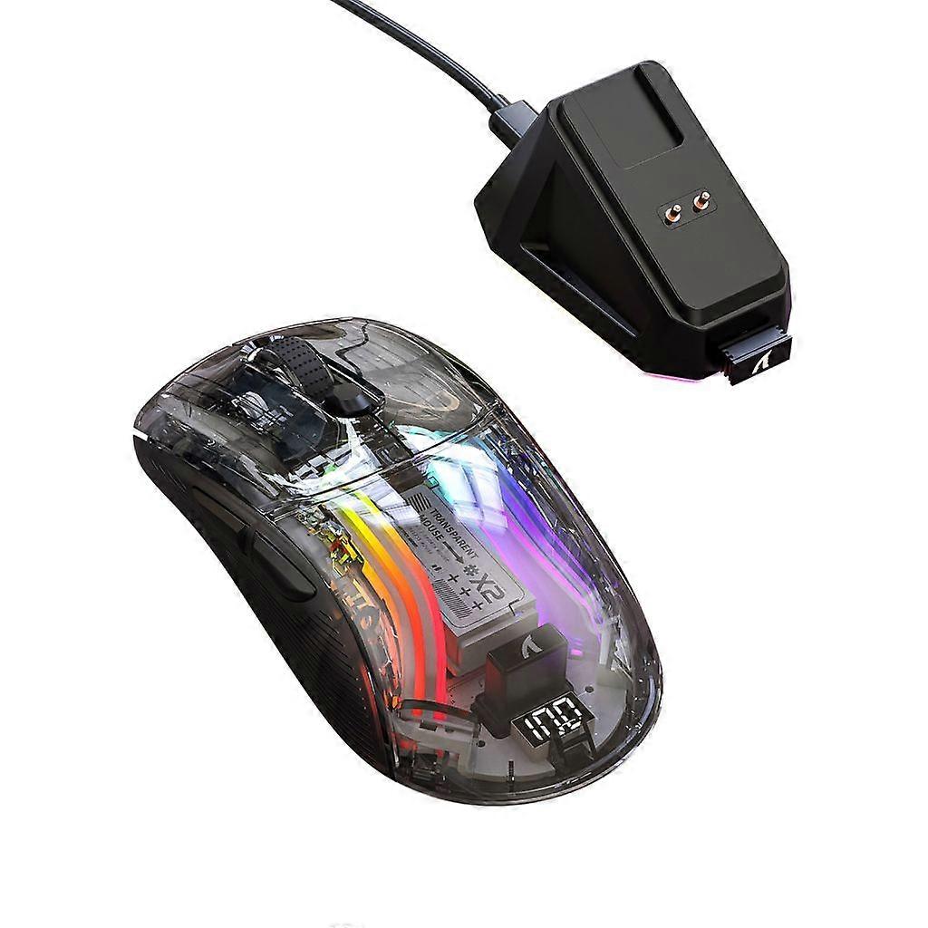 Advanced SharkX2PRO Mouse Set with RGB Charging Dock for Gaming and Work