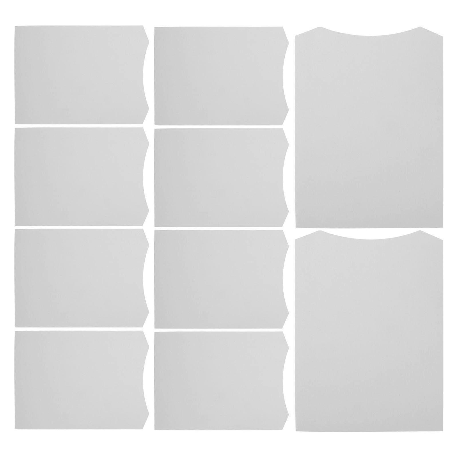 50pcs Cardboard Shirt Inserts Foldable lining Fold Inserts Shirt Display Cardboard Laundry Folder for DIY Packaging Inserts Organizing Clothes White
