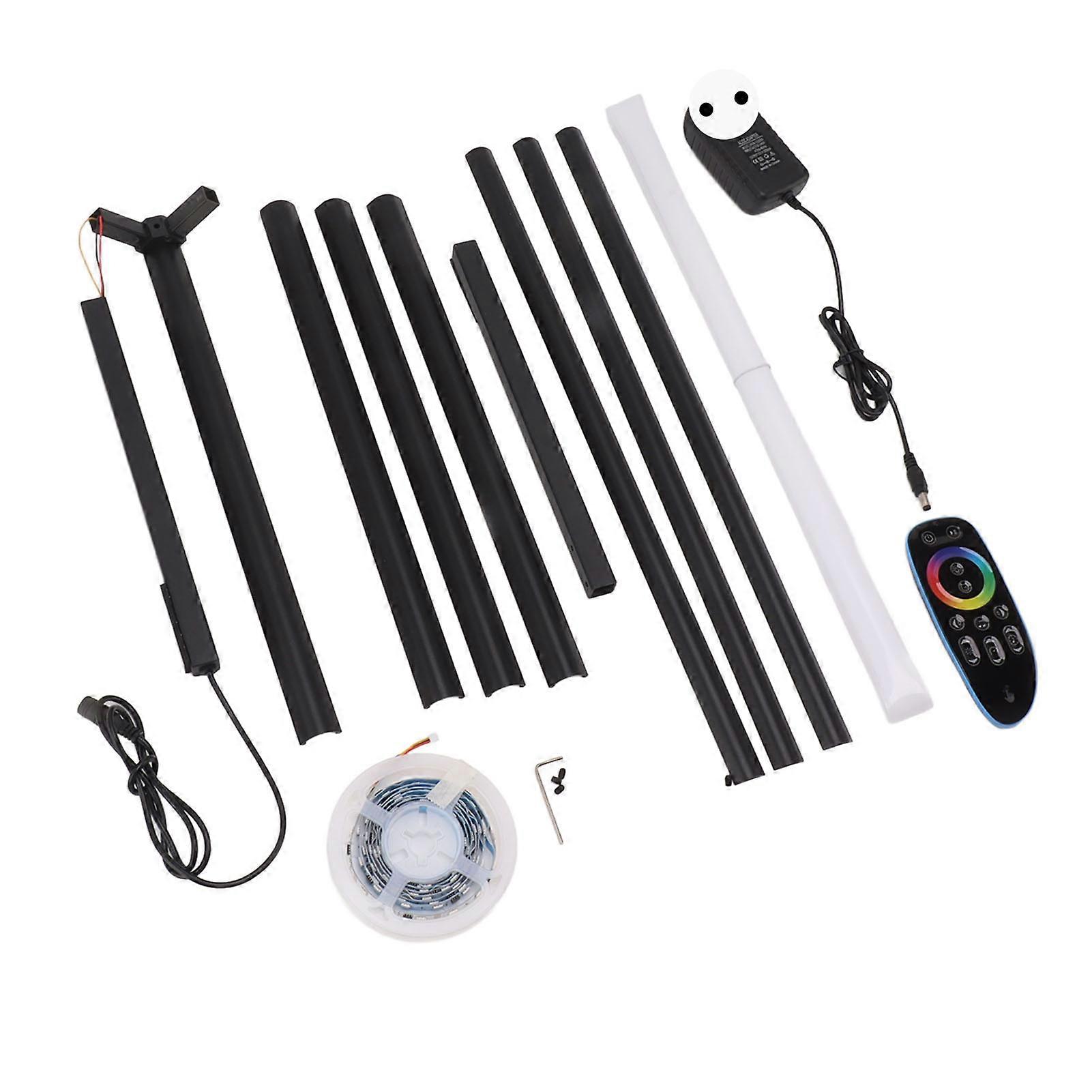 LED Floor with Remote Control Dimmable RGB Color Changing Modern Standing Corner Lamp for Living Room Bedroom