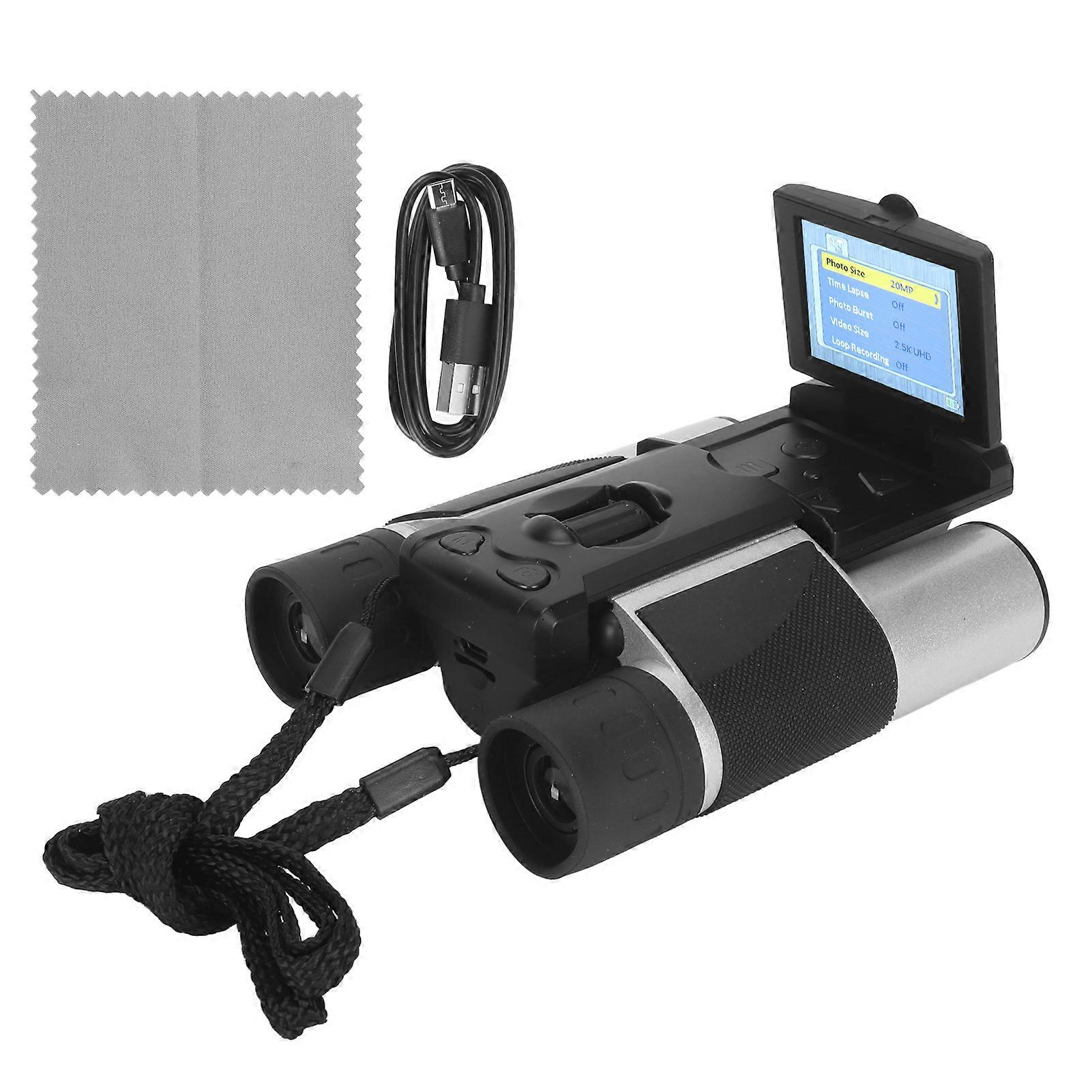 2in LCD Telescope 1080P 5MP Video Photo Recorder Digital Binoculars Camera for Watching Bird Football Game