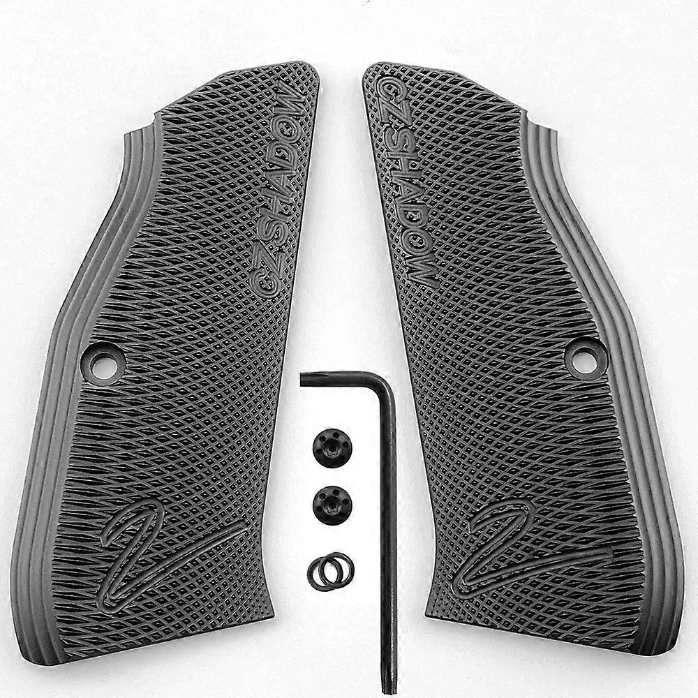 HaKeLai  New CZ75 Grips Aluminium Alloy Grips for CZ 75 Full Size, SP-01 Series, Shadow 2, 75B BD, Gun Grips with Screws