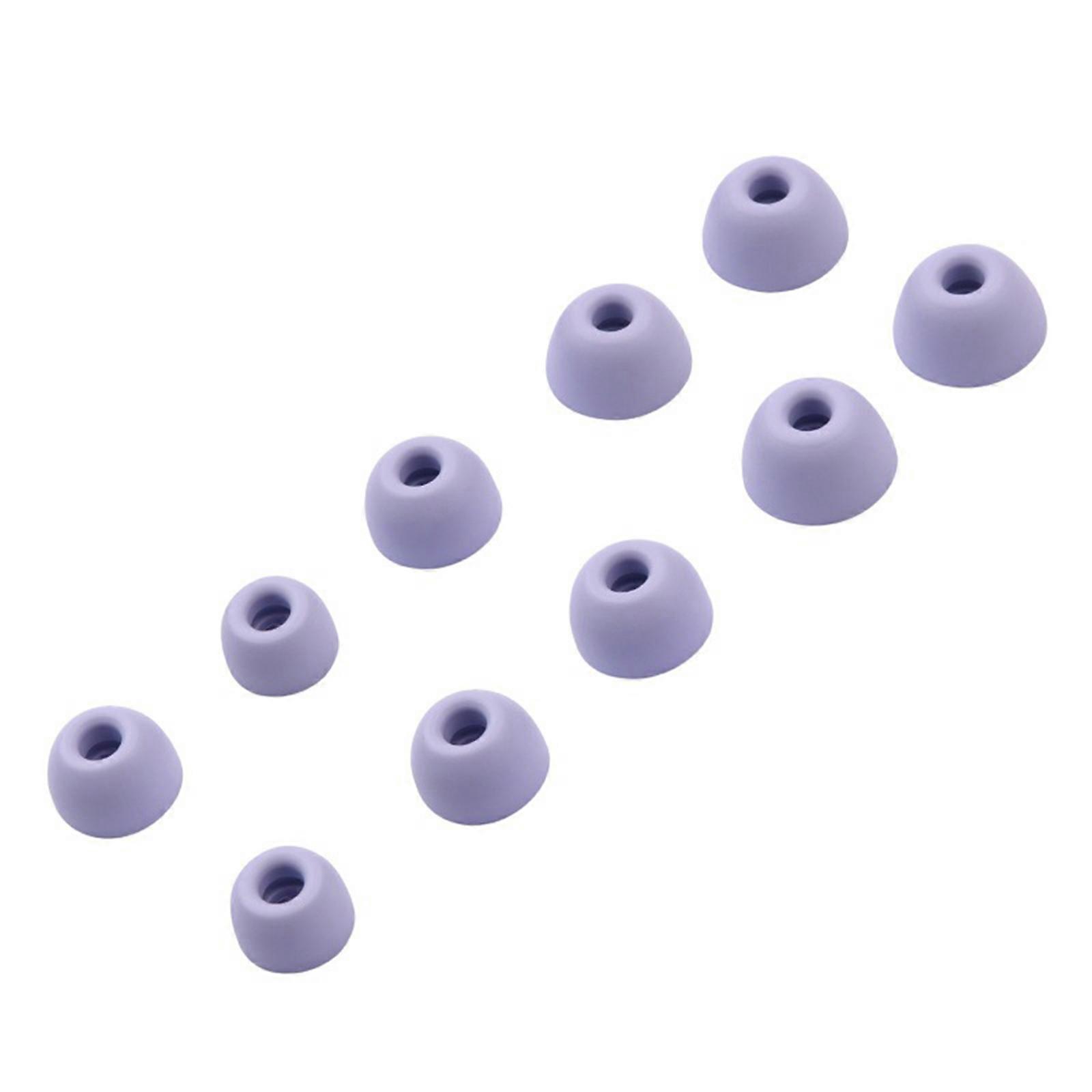Comfortable Listening Experience Silicone Eartips for PowerbeatsPro2 , Multiple Size Ear Plugs Noise Reductions Purple