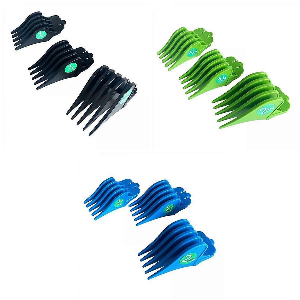 9Pcs Guide Combs 32mm 51mm Attachment for Stylists