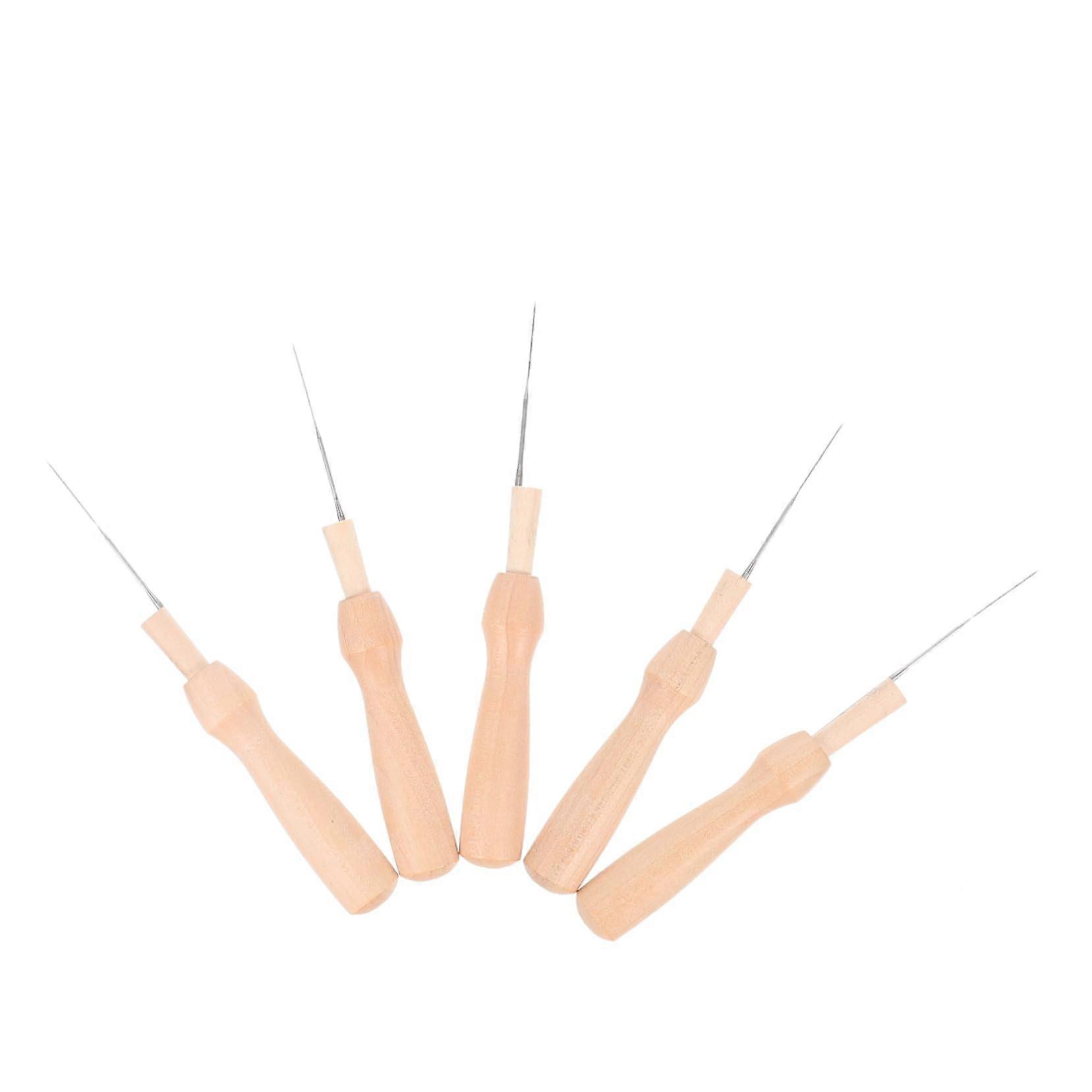 5pcs DIY Felting Needles Set - Durable Stainless Steel Punch Needles with Handles for Craft Projects, 4 Sets