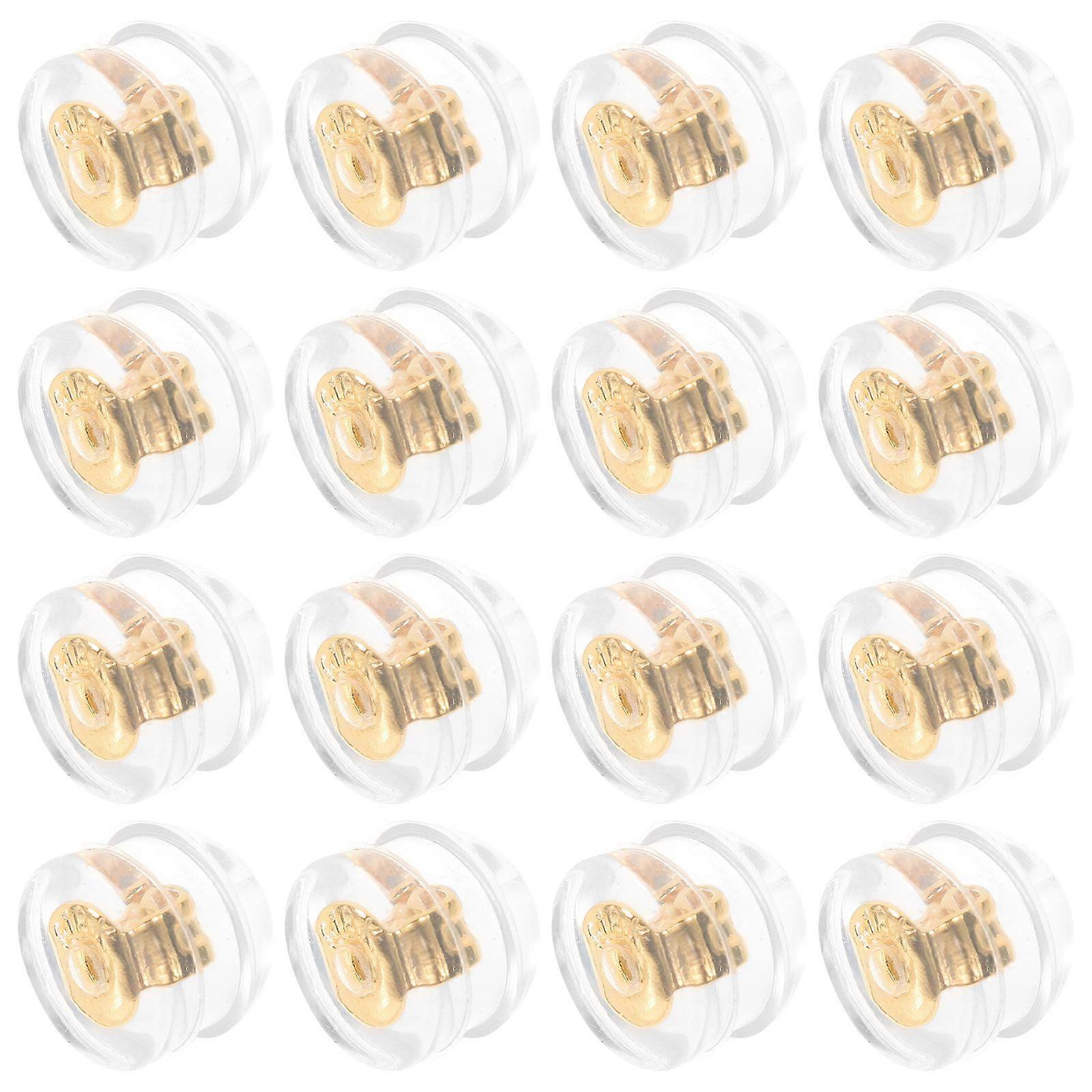 50Pcs Earring Backs Replacements for Hook Earrings Small Earring Backs for Studs Silicone Earring Backs